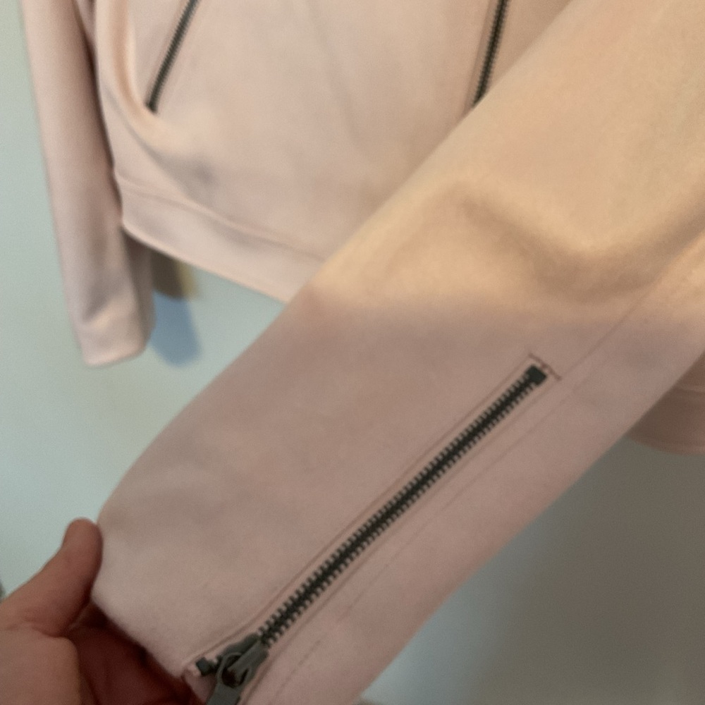 Banana Republic Light Pink Suede Jacket - Picture 5 of 6